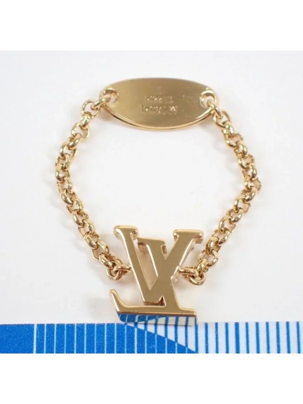 Louis Vuitton Ring Set LV Gold Metal - Picture 4 of 9